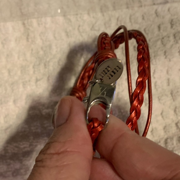 Lizzy James Red Leather Wrap Bracelet - Picture 6 of 6